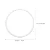 30Pcs DIY Hanging Plastic Rings Dreamcatcher Round Hoops White Circles DIY Wedding Wind Chime Hanging Decorations Accessory 2