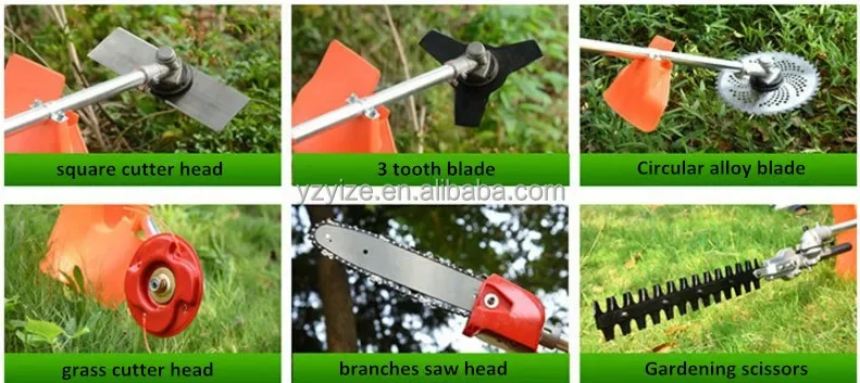Agriculture Portable Electric Weed Wacker Brush Cutter Blades Garden Grass Cutters 2 4 Stroke Tree Branch Cutter Machine Price 6