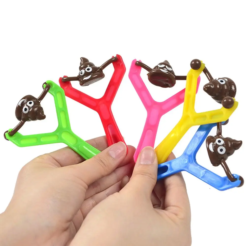 

TPR Funny Decompression Toys Wall Climbing Poop Fake Poo Launcher Fake Poop Sticky Baba Prank Toy