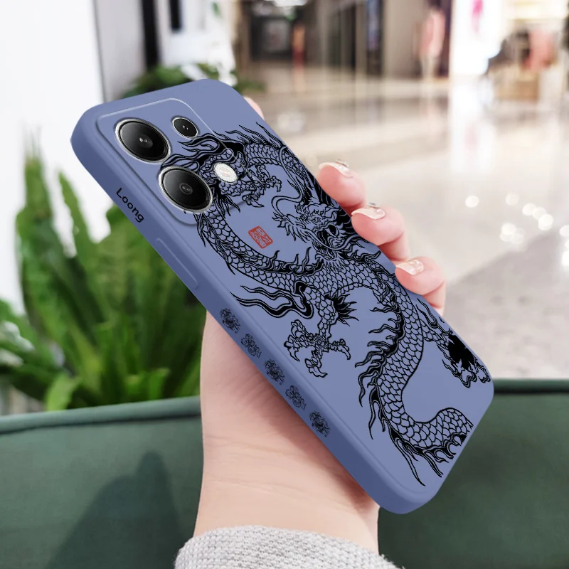 Dragon Wings Fly Liquid Silicone Phone Case - Sleek & Durable Cover