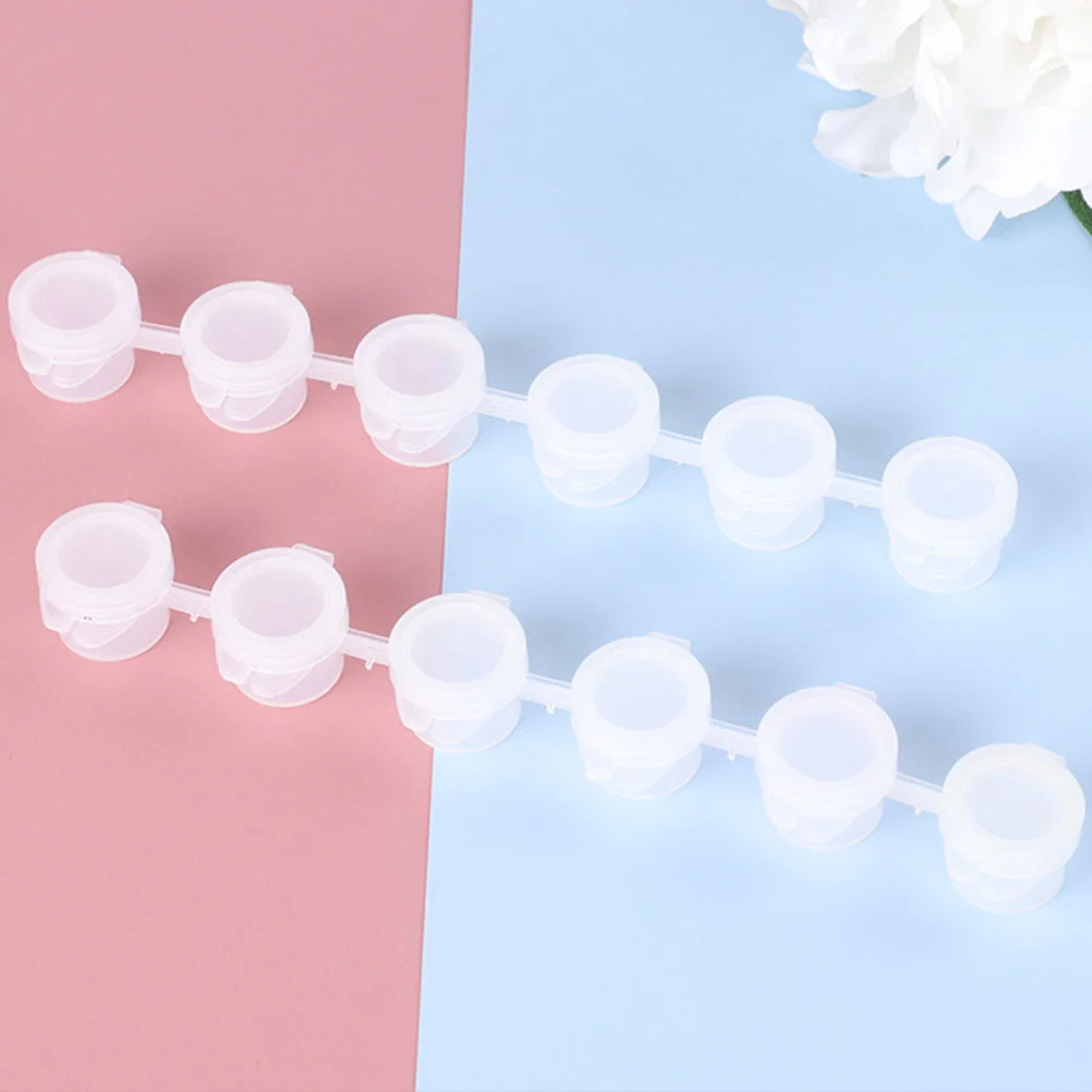 Paint Pots 30Pcs Mini Empty Paint Pot Pod Strips
