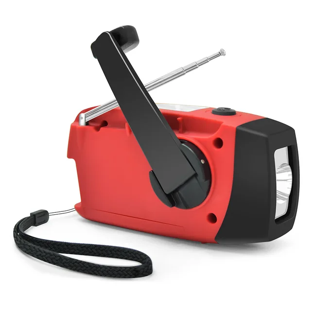 Emergency Solar Hand Crank Radio – FM/AM/NOAA with Power Bank & SOS Flashlight 3