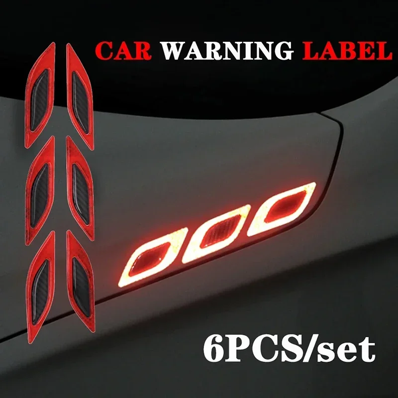 Reflective Car Stickers Anti Scratch Safety Warning