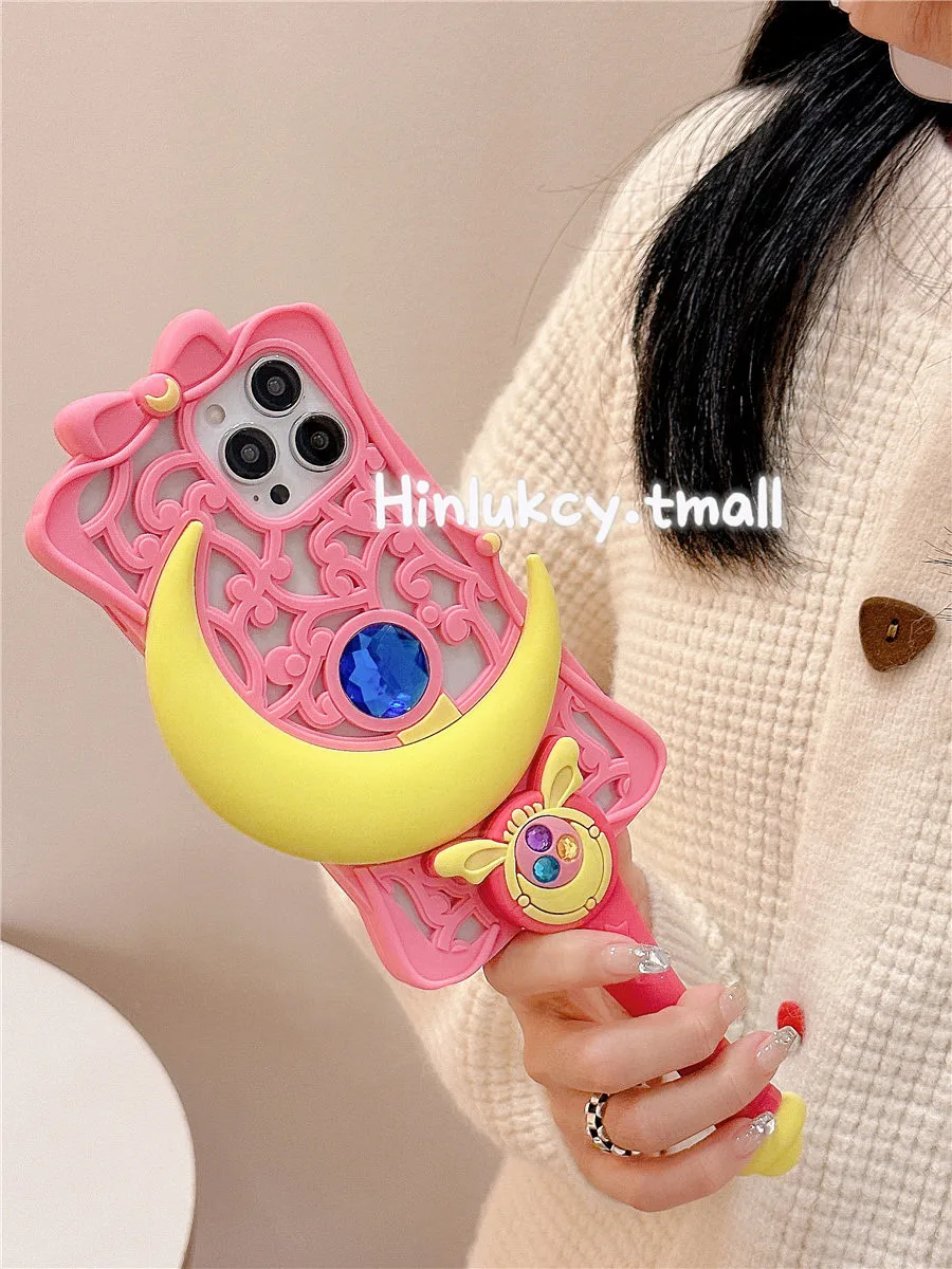 新品 ムーンスティックシリコンスマホカバー iPhone6