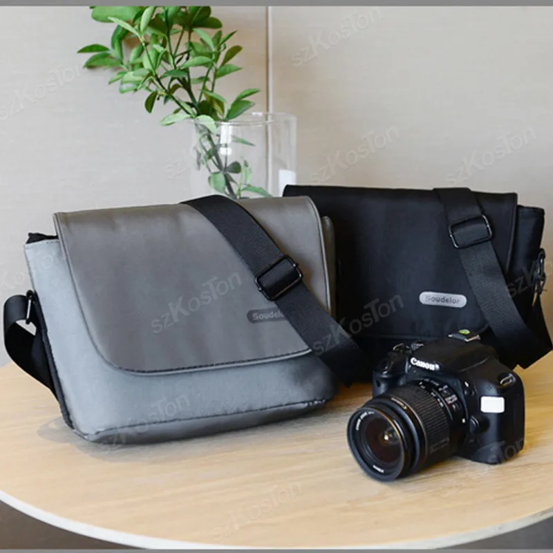 Digitale SLR-Umhängetaschen, wasserdichte Kameratasche, Objektiv-Fotografie-Tasche, Reisetasche für Canon, Nikon, Sony, Micro-Einzelkamera-Hülle – Detail 15