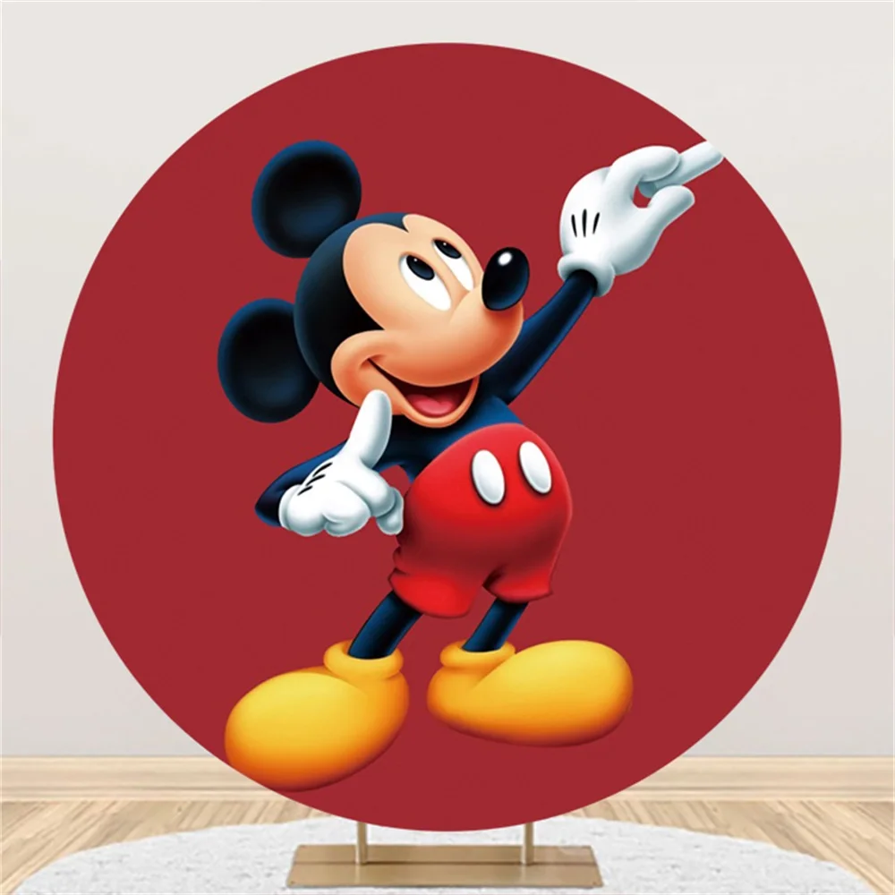 Mickey Minnie Mouse, fundos do aniversário, pano