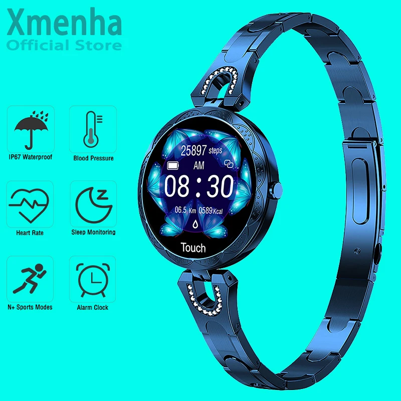 Luxury Smart Watch Fashion Ladies Wrist Gifts Menstrual ECG Cycle Monitor Remote Photographed
