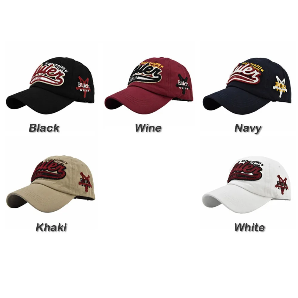 Men's Baseball Cap With Embroidery And Wide Brim Sunshade_voghion.com