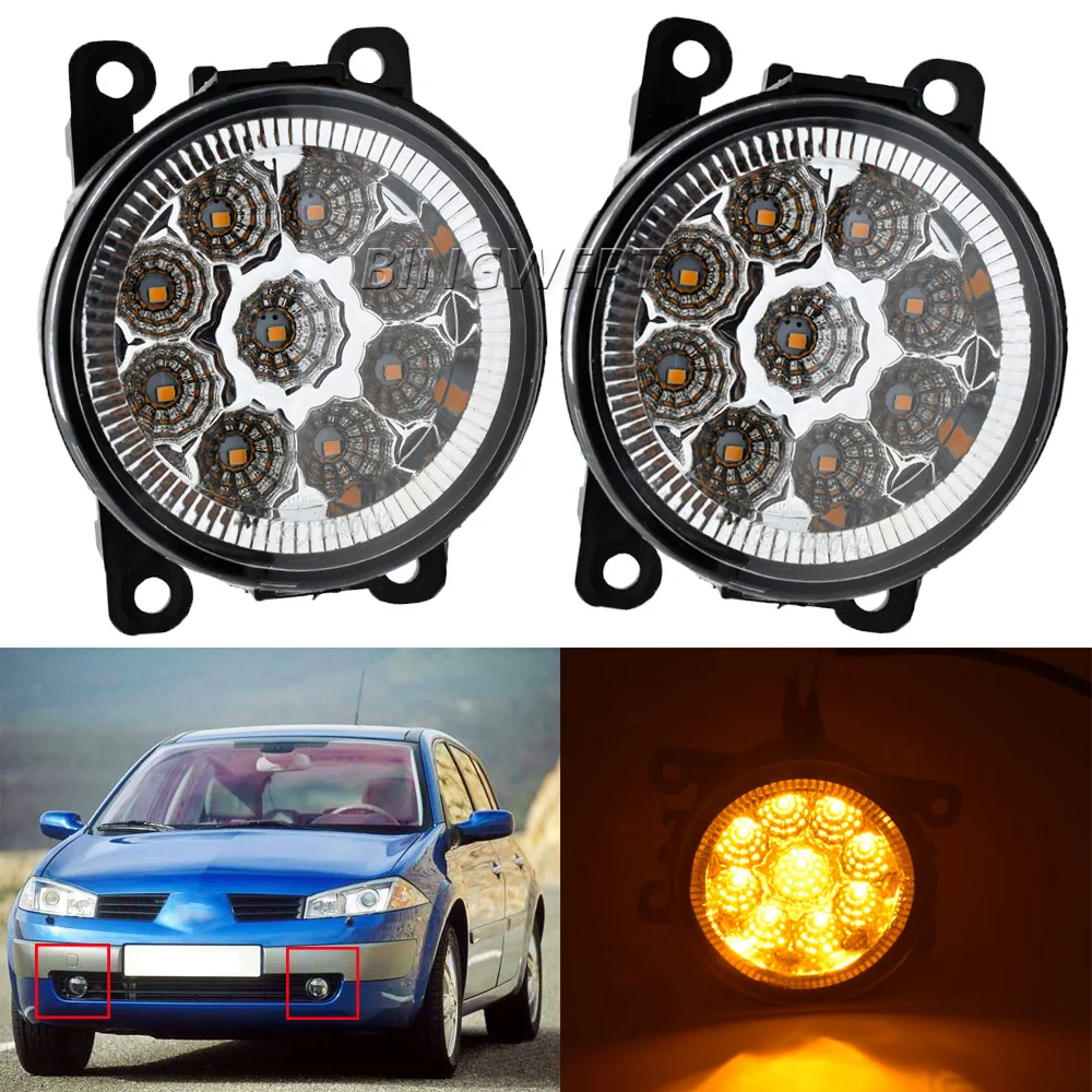 Fendinebbia Per Renault Duster Kangoo Fluence L30 Megane 2/3 Koleos Clio Iv Twingo Ii Lodgy Kwid Kadjar Led Fendinebbia Fendinebbia
