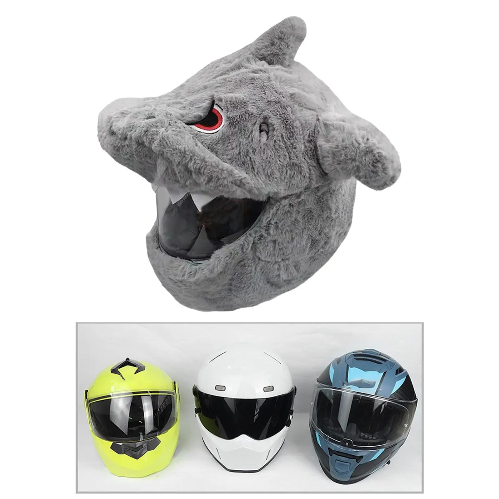 Juste de casque de moto en peluche personnalisée pour femme, équipement  d'équitation amusant, housses d'animaux pour l'équitation en plein air,  Hurbike - AliExpress