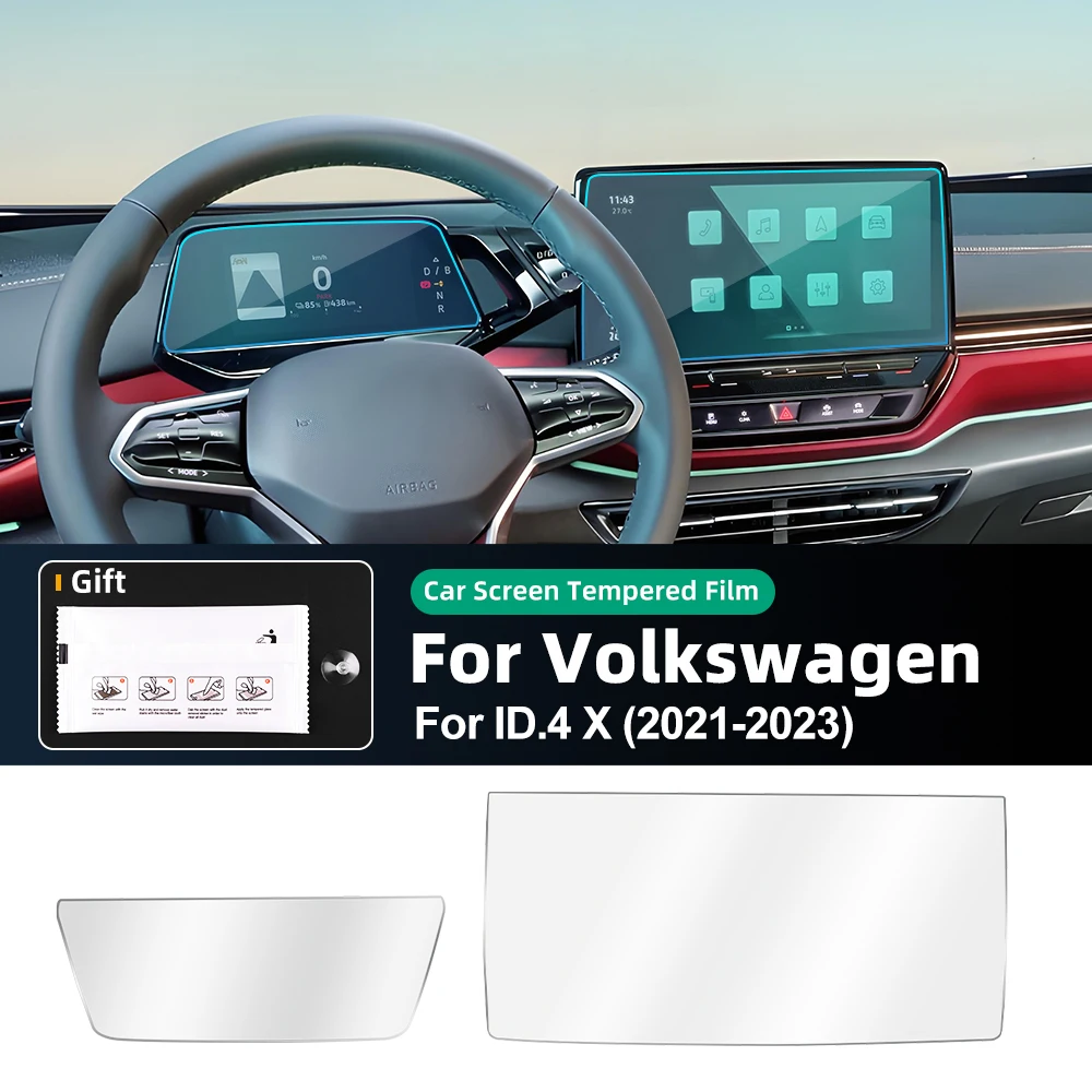 Auto Center Console di Navigazione GPS Schermo di Protezione Display Per VW ID.4 ID4 ID 4X2021-2023 Auto Pellicola di Vetro Temperato protezione