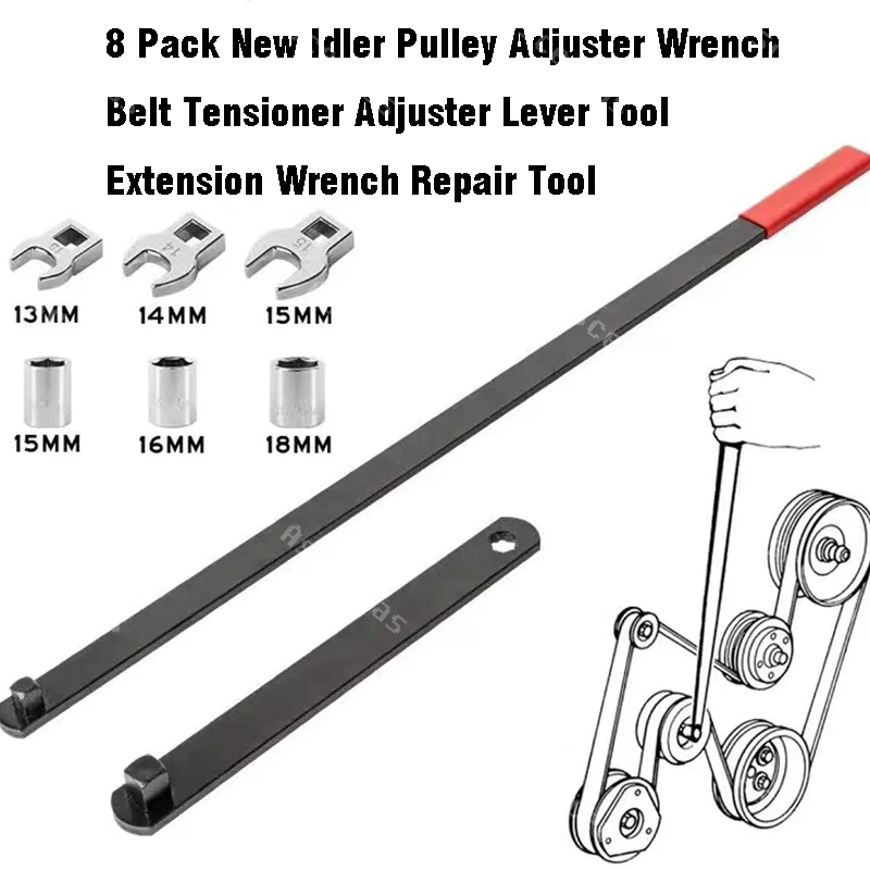 8piecenewidlerpulleyadjusterwrenchbelttensioneradjusterlever