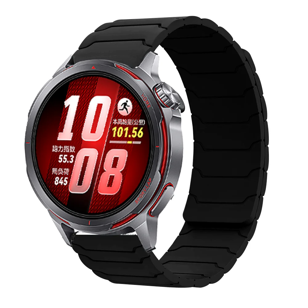 Magnetic Silicone Loop Band - Premium Accessories Bracelet, Universal Fit 46mm