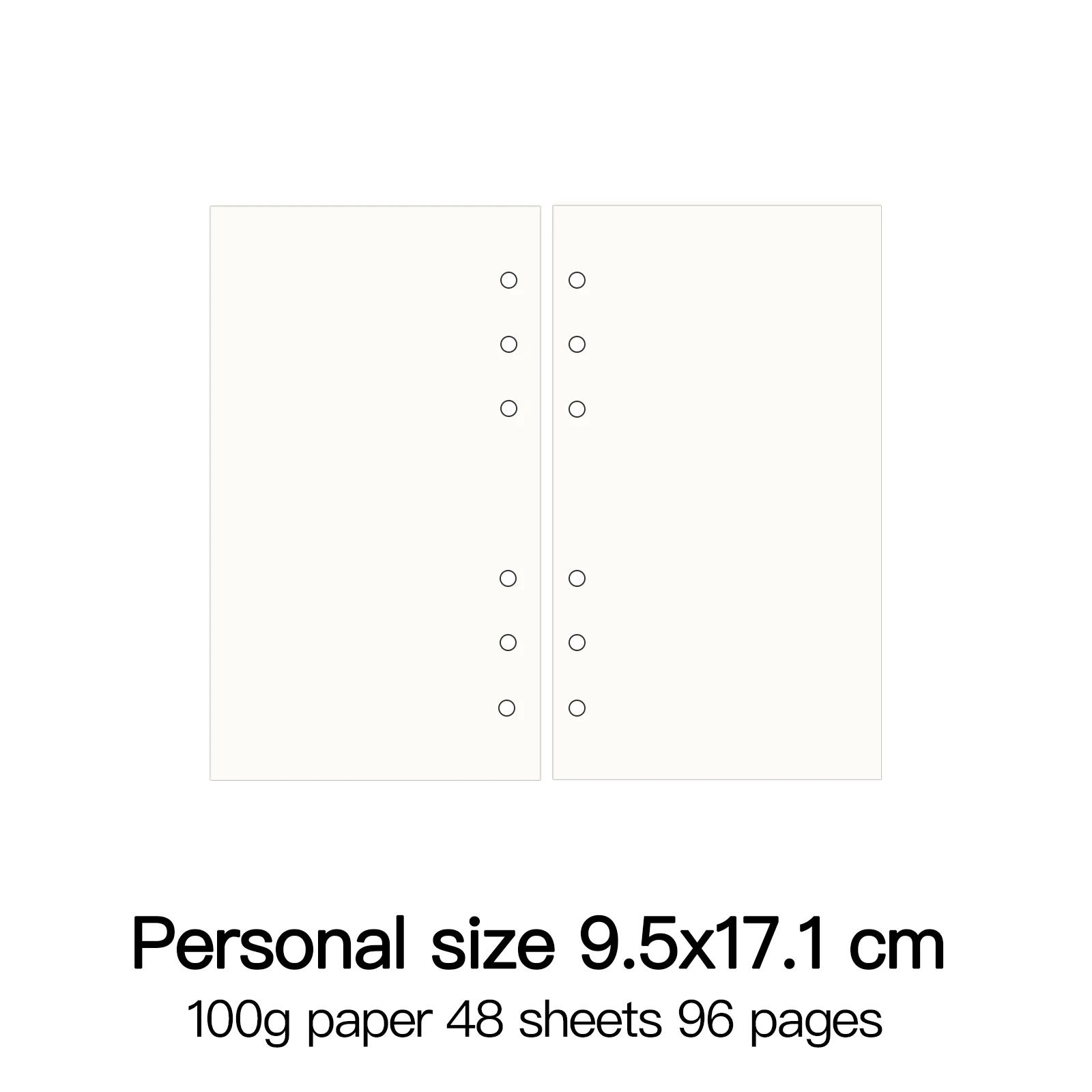 Premium Loose Leaf Spiral Notebook with High-Quality 100g Paper Inserts