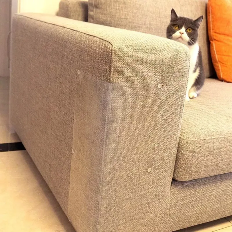 Pet Cat Sofa Scraper Tape Scratching Post Furniture Protection Couch Guard Protector Cover Deterrent Pad Carpet for Pet