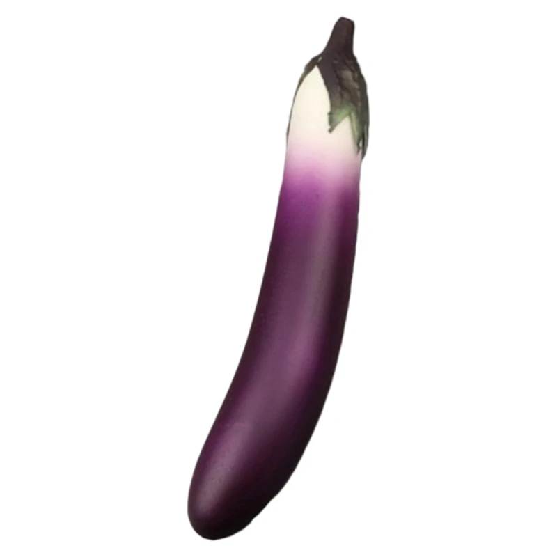 Realistische Simulationsgemüse-Ornamente, weiche und sichere künstliche künstliche Aubergine-Gurken-Ornament-Repliken für die Präsentation – Detail 16