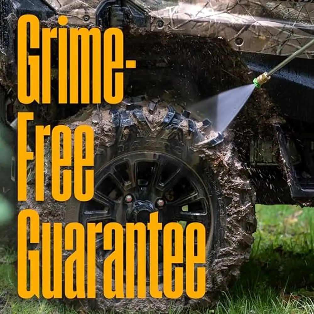 Electric Pressure Washer 2500 PSI 1.76 GPM Anti-Tipping Technology Soap Tank Pro-Style Wand 360&deg; Steering Design Lightweight high pressure washer