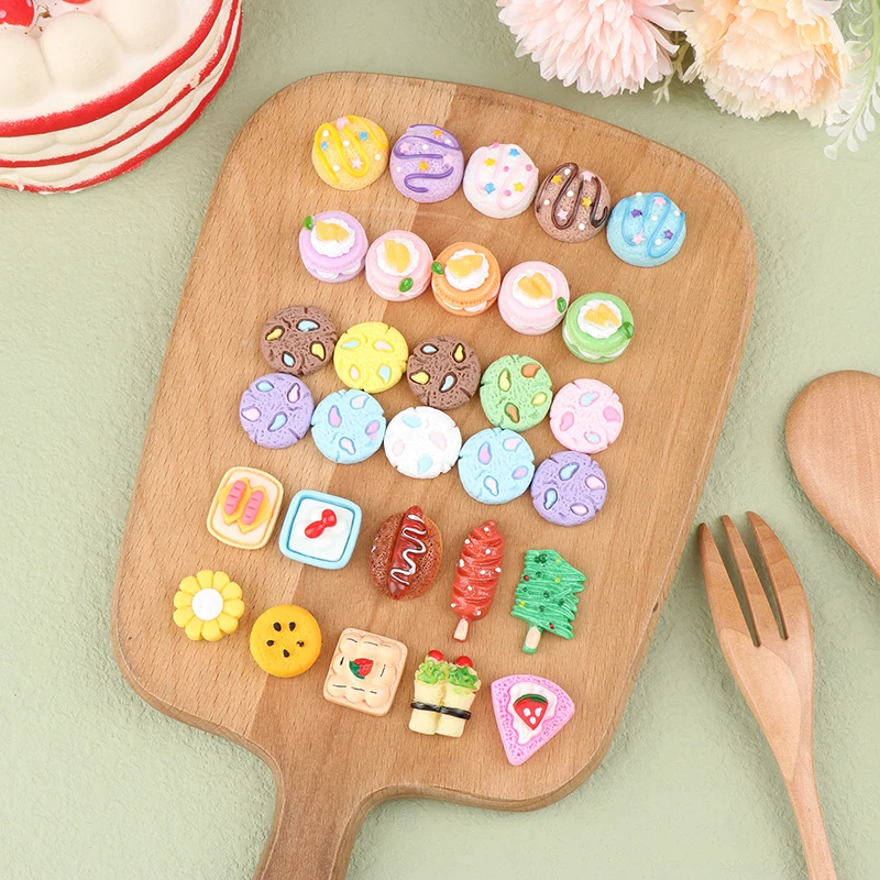 

Миниатюрная еда для кукольного домика BJD, кухонная мебель, аксессуары, масштаб 1/6, миниатюрный кукольный домик, торт, хлеб, «сделай сам», десерт, 5/10 шт.