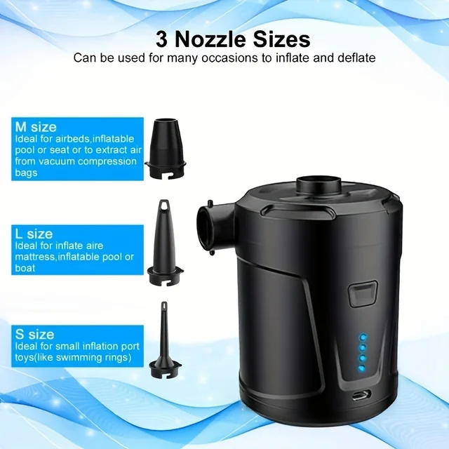 5200mAh Portable Air Pump – Outdoor Inflatable Pump 5