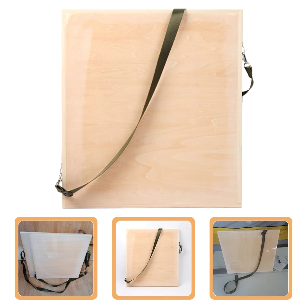 

Artist Sketch Board Wood Drawing Board Portable Painting Board Sketching Board with Shoulder Strap