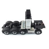 SALE 1/14 LESU 8X8 Metal Axle Gearbox Chassis Equipment Rack for RC Truck Tamiyay 3363 1851 Remote Control Tractor Th16496 1
