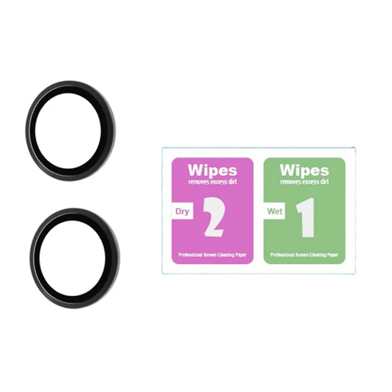 Bling Cover Lens - Glitter Ring Tempered Glass Camera Lens Protector