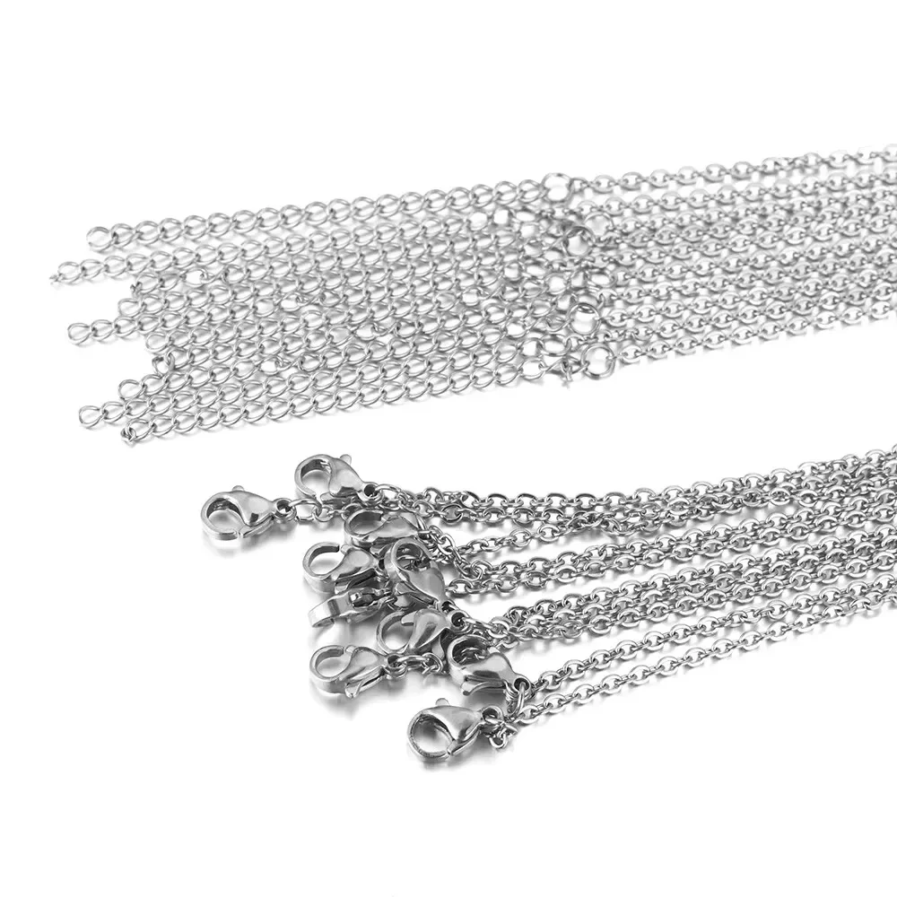 Gold stainless steel link chain example 10