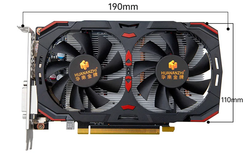 HUANANZHI Video Card gtx650 2gb gtx 1060 6gb gtx 760 1050 750 ti Game Graphics Card rx 560 550 gtx 650 2 gb gtx970 4gb RX580 8GB video card for pc