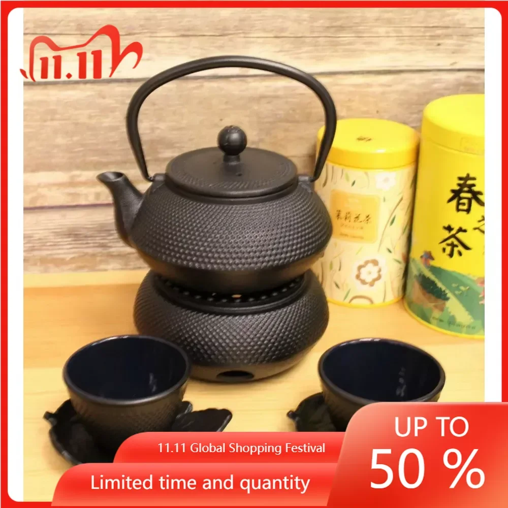 

Cup for Coffee Tea Cups KT00116 Hobnail Iron Teapot Set - Japanese Antique 24 Fl Oz Small Dot Cast Iron Teapot Matcha Kit Chasen