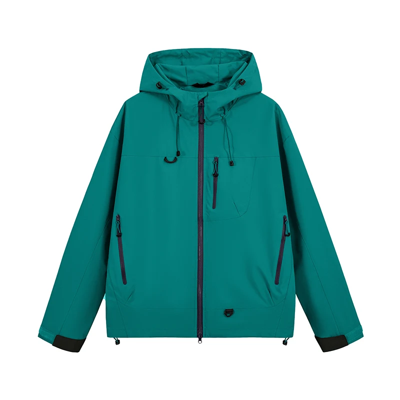 Unisex Waterproof Hooded Hiking Jacket 8