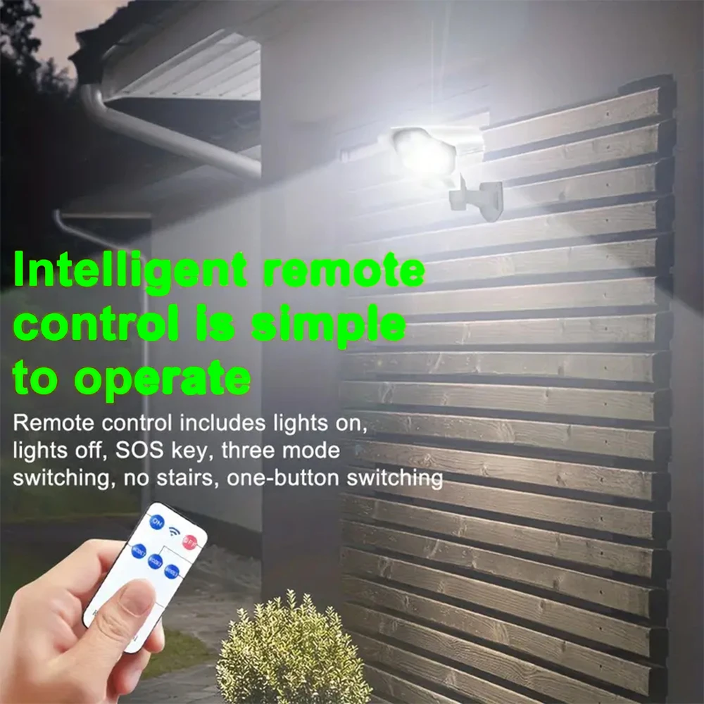 3 Modes Multi-angle Lighting High Simulation Camera Solar Surveillance Lights 77