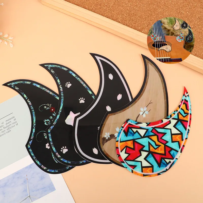 

1Pc Easy Installation And Removal Guitar Pickguard Sticker Guitar Pickguard Scratch Plate Self-Adhesive Protective Sticker