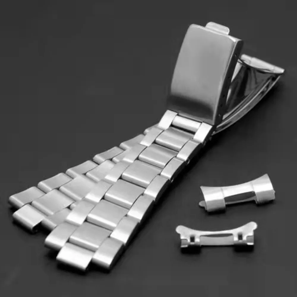 

Watch Accessories Watch Bands18mm 19mm 20mm stainless steel Oyster Watch Bracelet Strap Fit For Rolex Watch