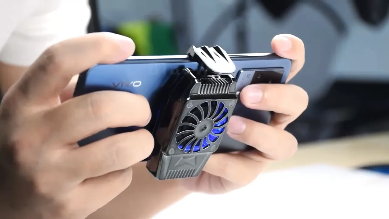 Rechargeable Universal Mini Mobile Phone Cooling Fan Radiator Turbo Hurricane Game Cooler Cell Phone Cool Heat Sink USB powered/ Rechargeable