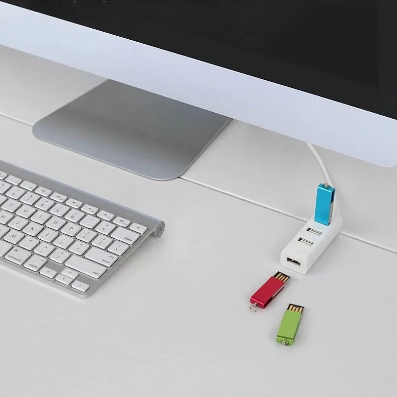 Mini High Speed 4 Ports USB HUB 2.0 Splitter Adapter Usb C Hub for Laptop PC Compute Accessories