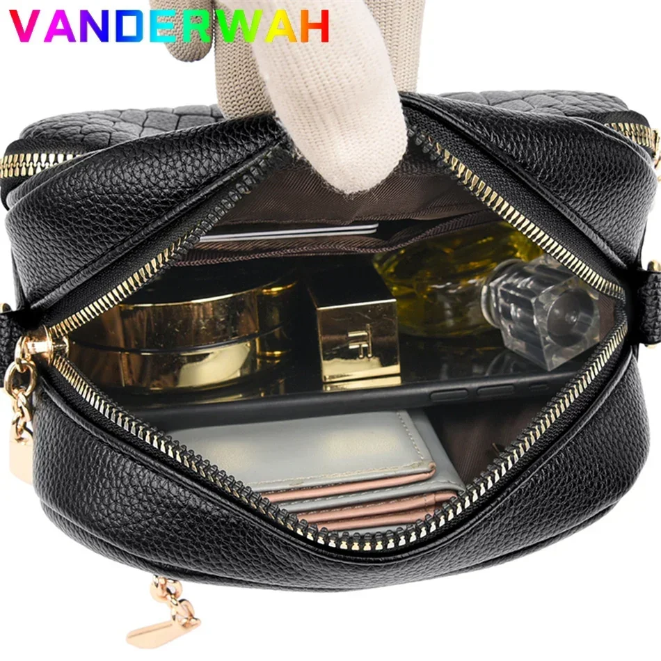 Women's Small Stone pattern Crossbody Bags Summer Fashion Designer Shoulder Purses and Handbags Soft Leather Messenger Sac