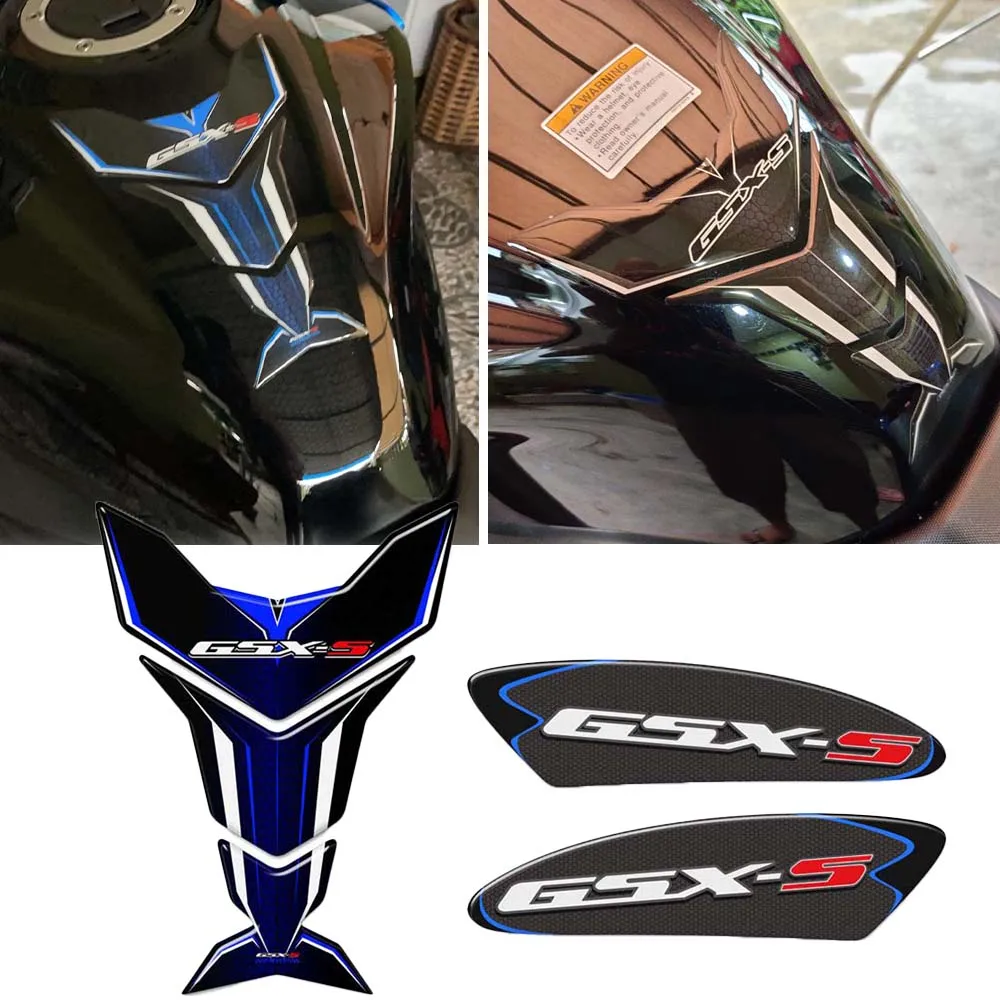 

For Suzuki GSX-S125 GSX-S750 GSX-S1000 GSXS 125 750 1000 Motorcycle Fuel Tank Pad Protector Stickers Decal Fender