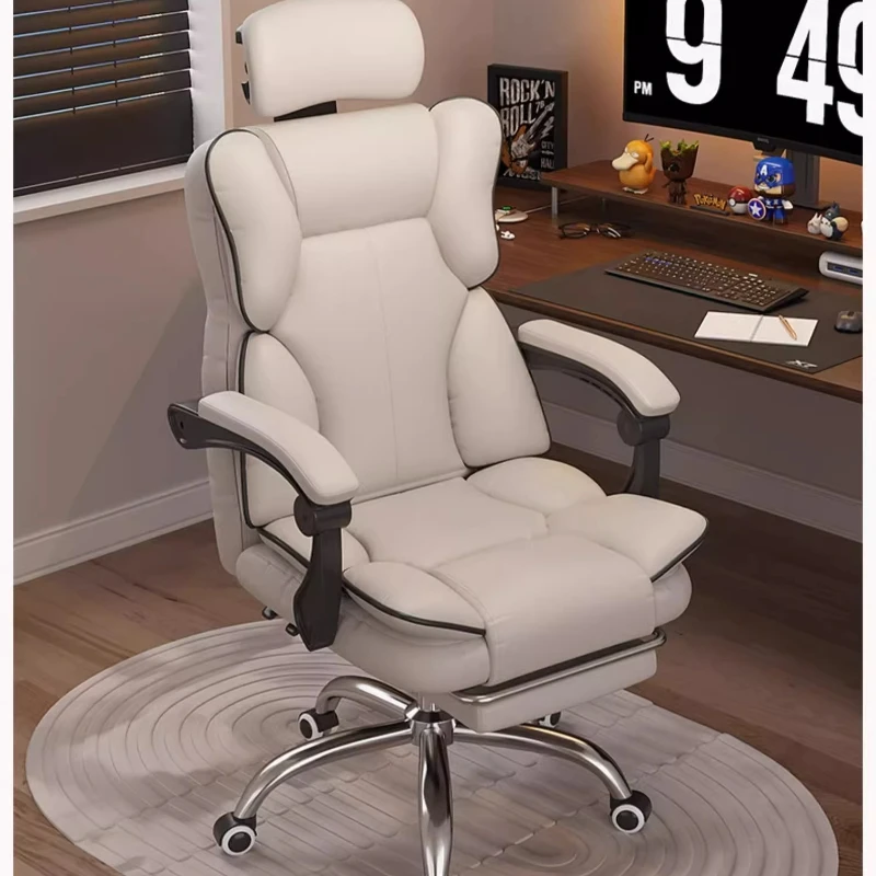 Desk Chair Office Furniture Room Vanity Office Chair Computer Desks Women's Gliding Back Gaming Chairs Pc Swivel Salon Furniture children s military transformation aircraft c17 track gliding tank can store transport aircraft boy toy birthday gift