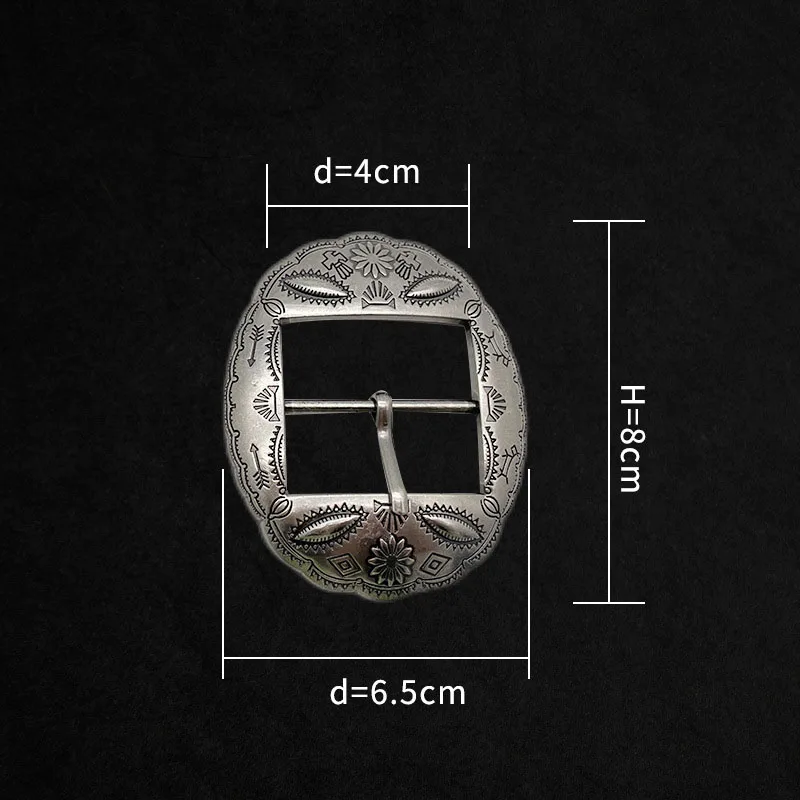 Elegant Metal Belt Buckle with Single Pin - 2 Color Options