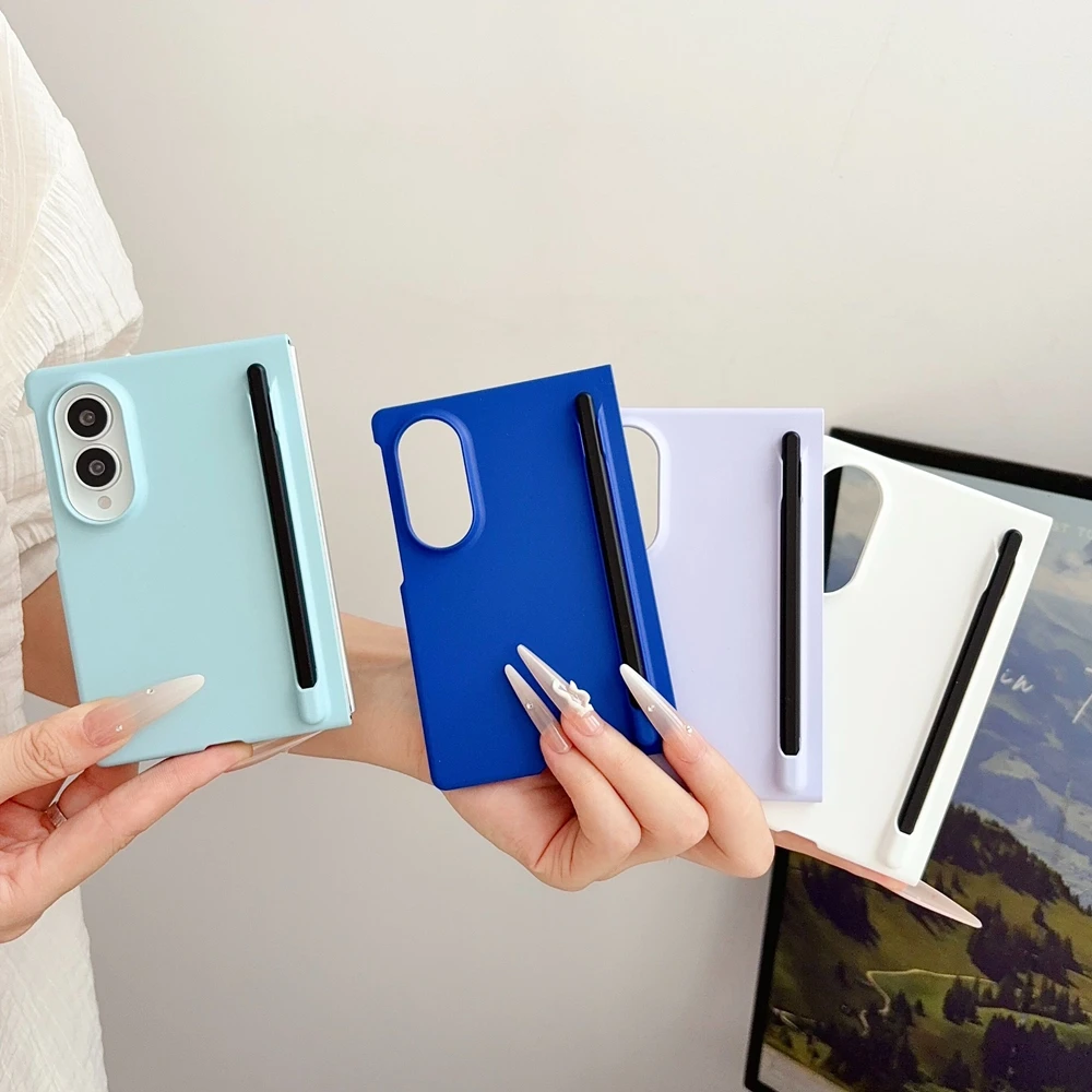 Slim Matte Skin Feel Case with S Pen Holder and Cover