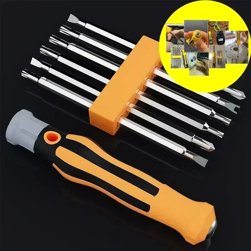 12-in-1 Precision Magnetic Screwdriver Set for Versatile Handheld Maintenance