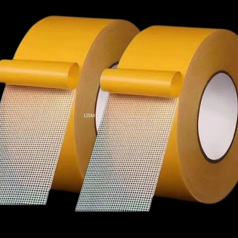 Heavy Duty Translucent Double-Sided Adhesive Tape - Waterproof and Traceless with Strong Fixation