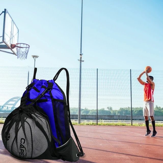 Mochila de gran capacidad con cordón para hombre, bolsa de gimnasio  impermeable, ajustable, de baloncesto, bolsa deportiva con cordón,  accesorios de gimnasio - AliExpress