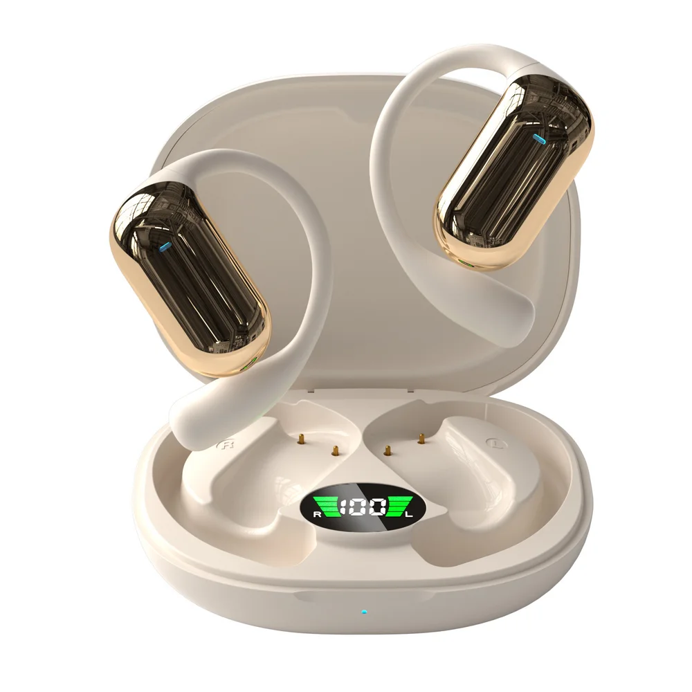 OWS private model's new wireless open, in-ear noise cancellation, sports over-ear Bluetooth headset with ultra-long battery life 5