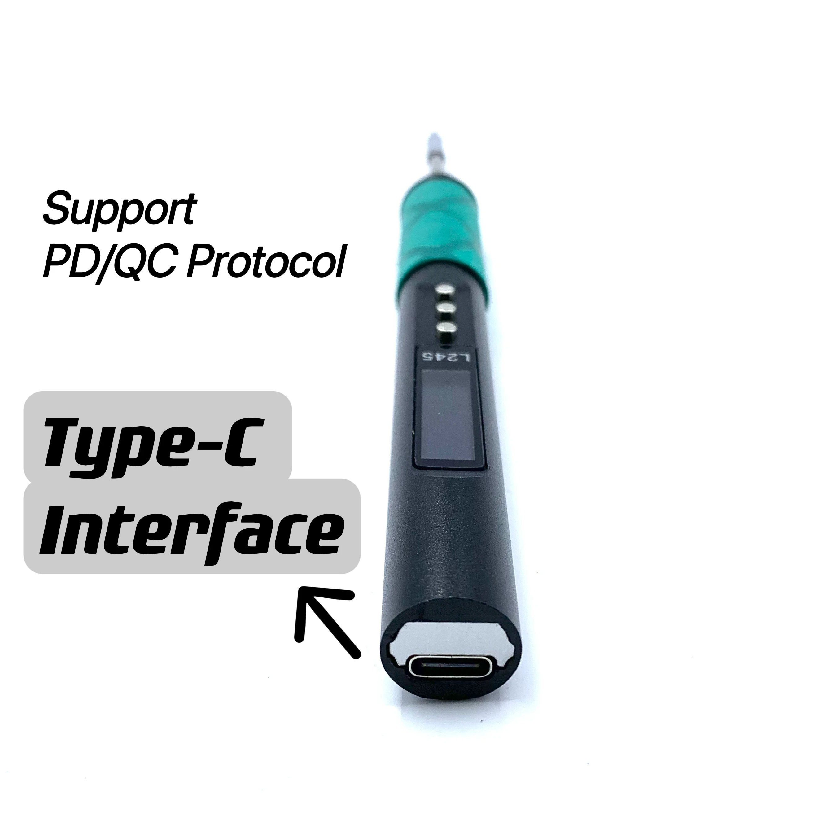 L245 PD 65W High-power Soldering Pen Portable Electric Soldering Iron Aluminum Alloy CNC Shell Supports QC PD Compatible JBC245 4