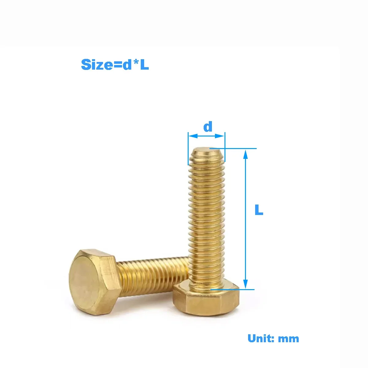 

Brass Outer Hexagon Screw / Copper Bolt / Screw M4-M16