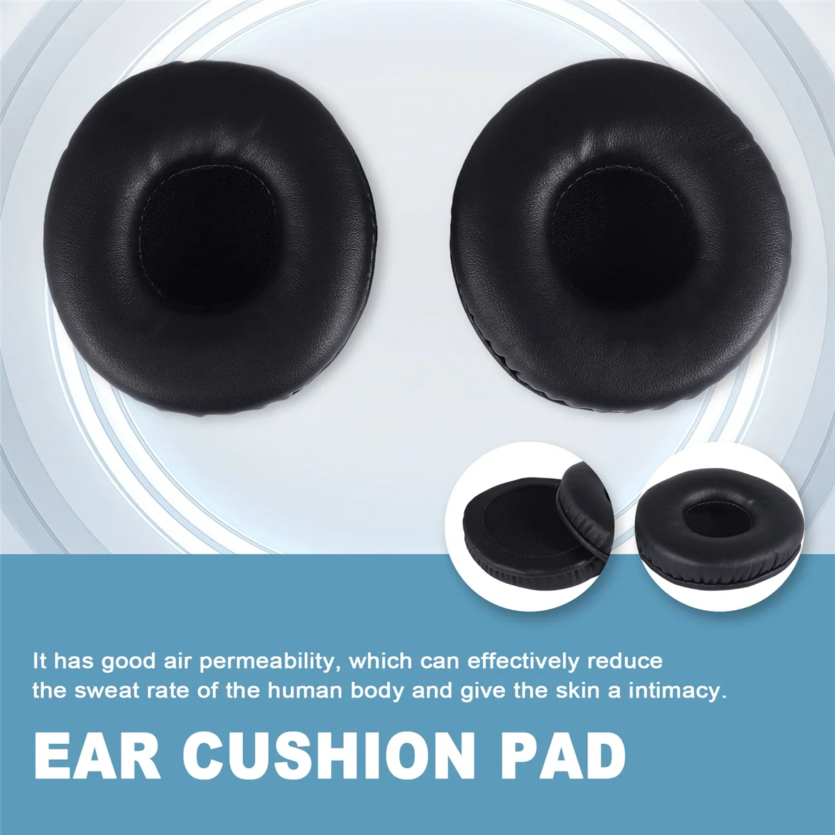 Replacement Ear Cushion Pad Cover for Sony DR-BT101 MDR-V150 70mm_OFSS