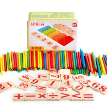 

Colorful Bamboo Counting Sticks Baby Toy Montessori Teaching Aids Counting Rod Kindergarten Mathematics Learning Educational Toy