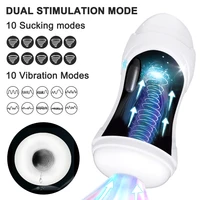 Automatische Männliche Saugen Mastubator Sex Spielzeug für Männer Vibration Blowjob Maschine Masturbation Tasse Erwachsene Waren Masturbator Liefert 2