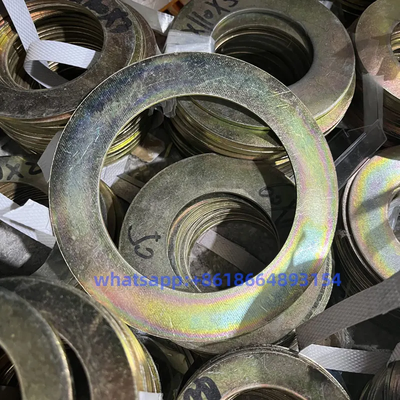 5pcs big size Excavator Bucket Shaft Bucket Pin Thin Steel Sheet Gasket Enlarged Round Metal Wear-resistant Shaft Washer